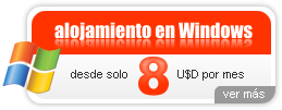 Alojamiento en servidores Windows